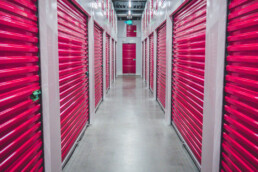 storage box con porte rosa
